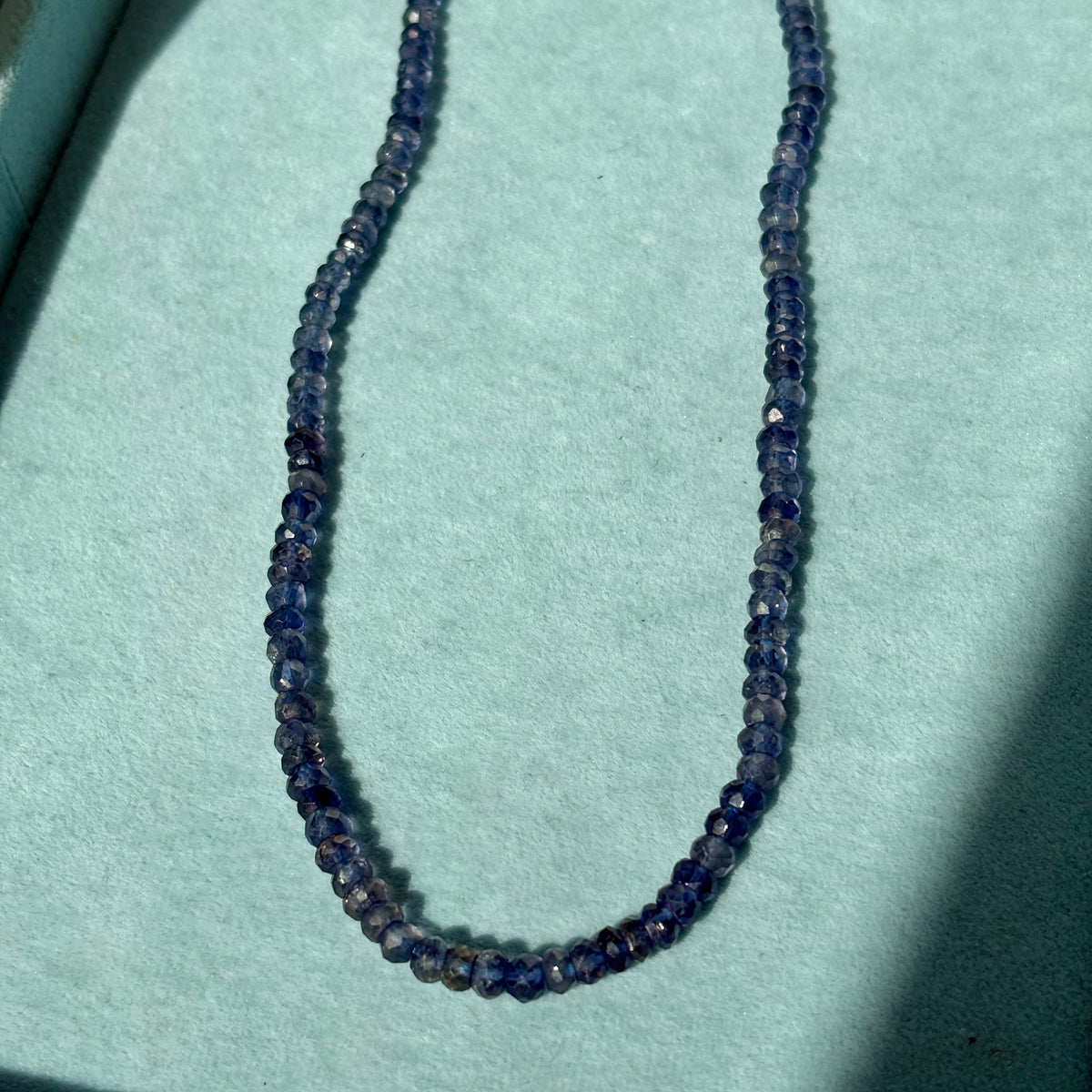 Iolite Gemstone Necklace