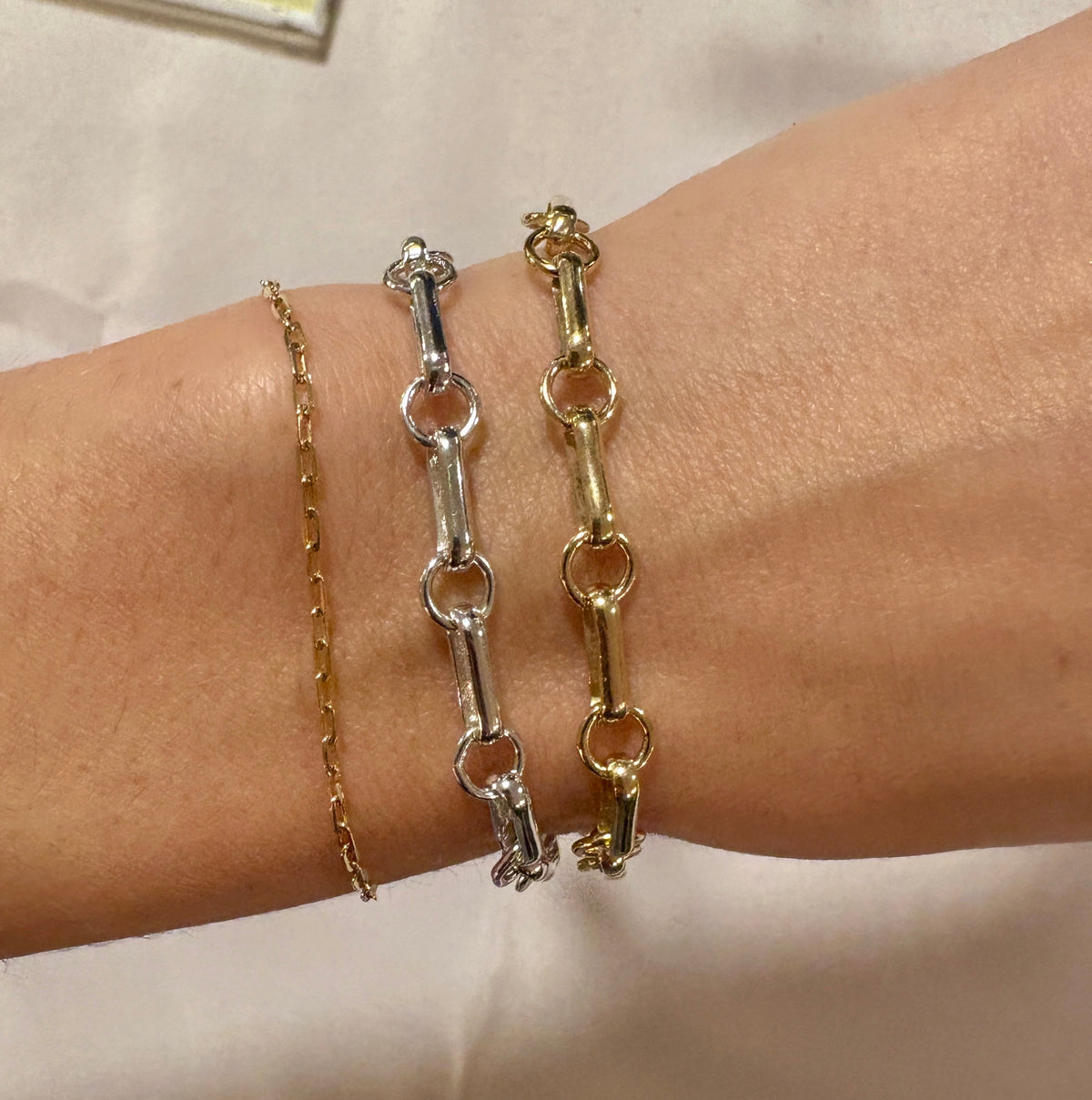 Chloe Gold Filled Link Bracelet