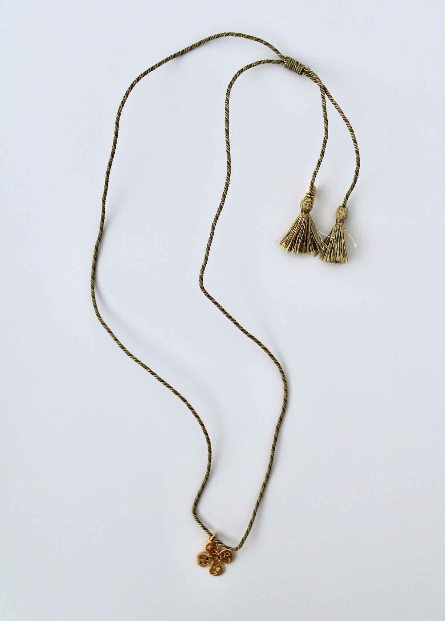 Ganesh Clover Necklace