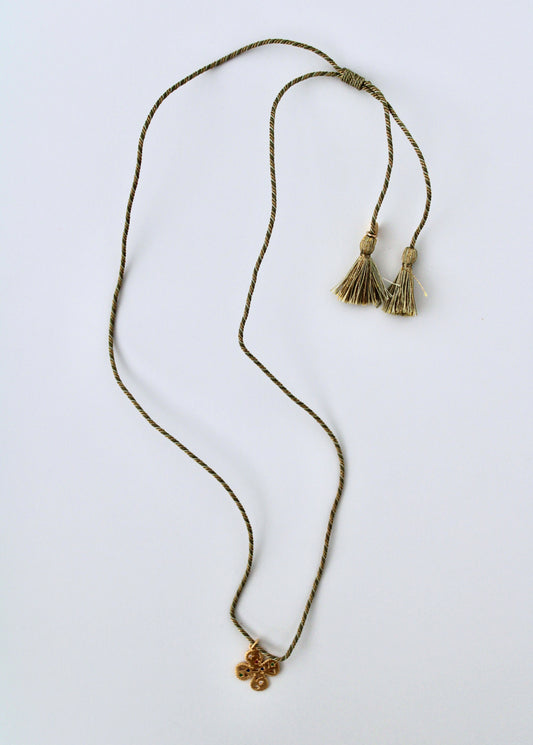 Ganesh Clover Necklace