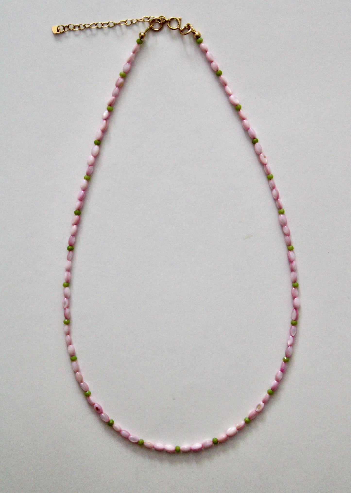 Pink Mother of Pearl Necklace