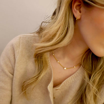 Bowery Beaded Station Necklace