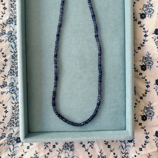 Iolite Gemstone Necklace