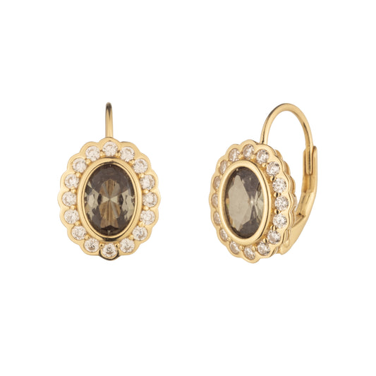 Diana Hoops - Tourmaline