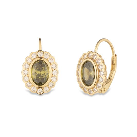 Diana Hoops - Peridot