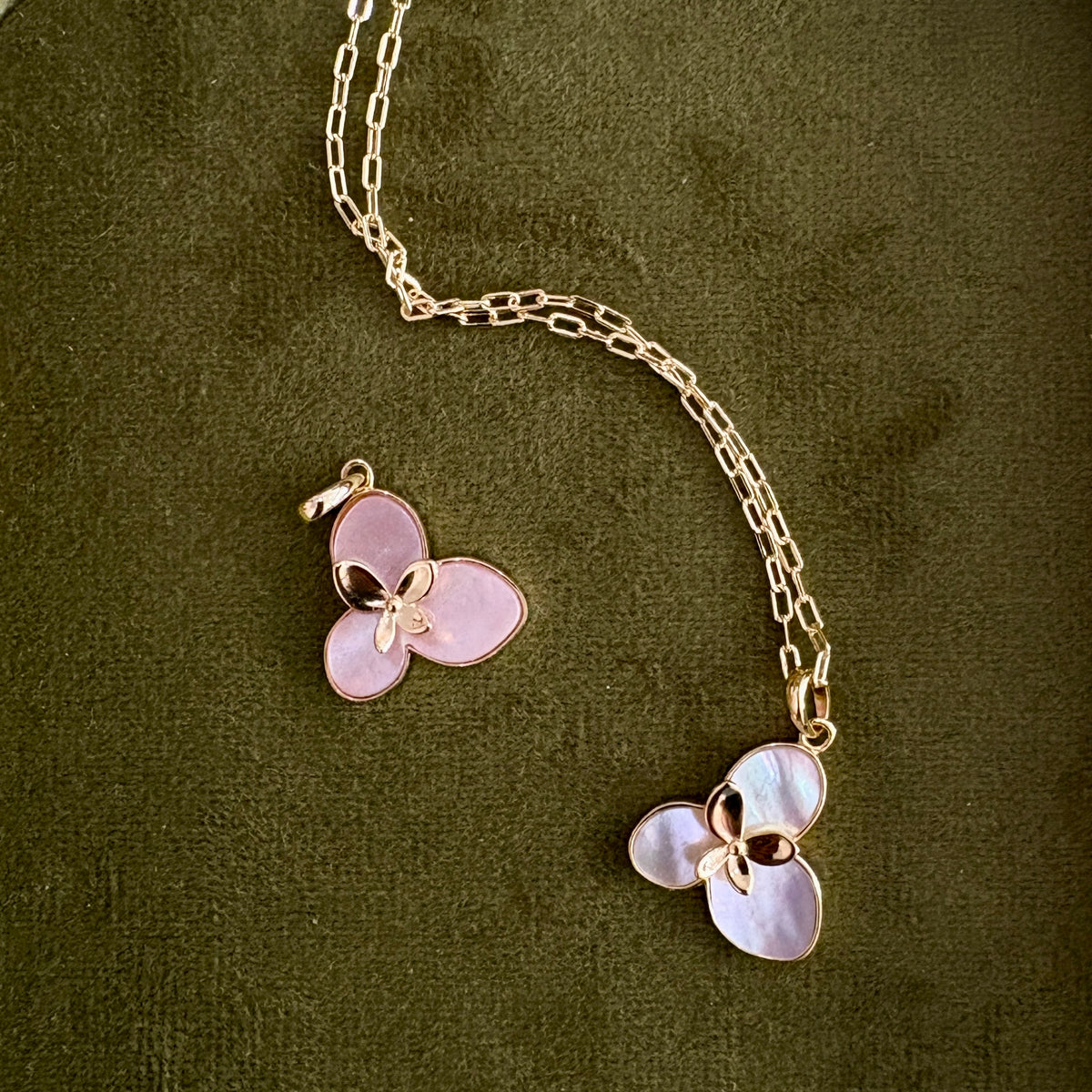Millie Charm Necklace - Ivory