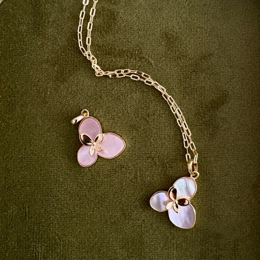 Millie Charm Necklace - Ivory