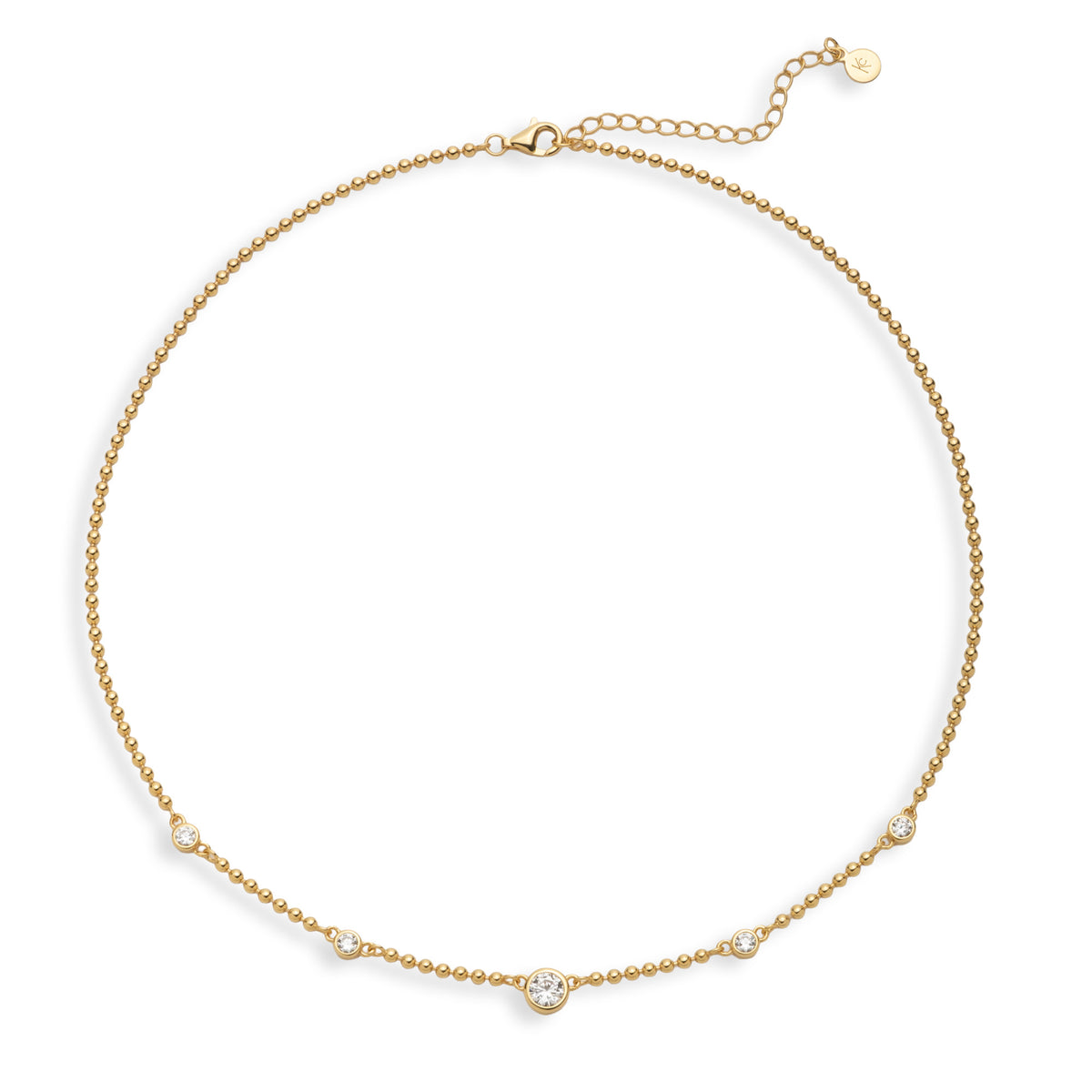 Bowery Beaded Station Necklace