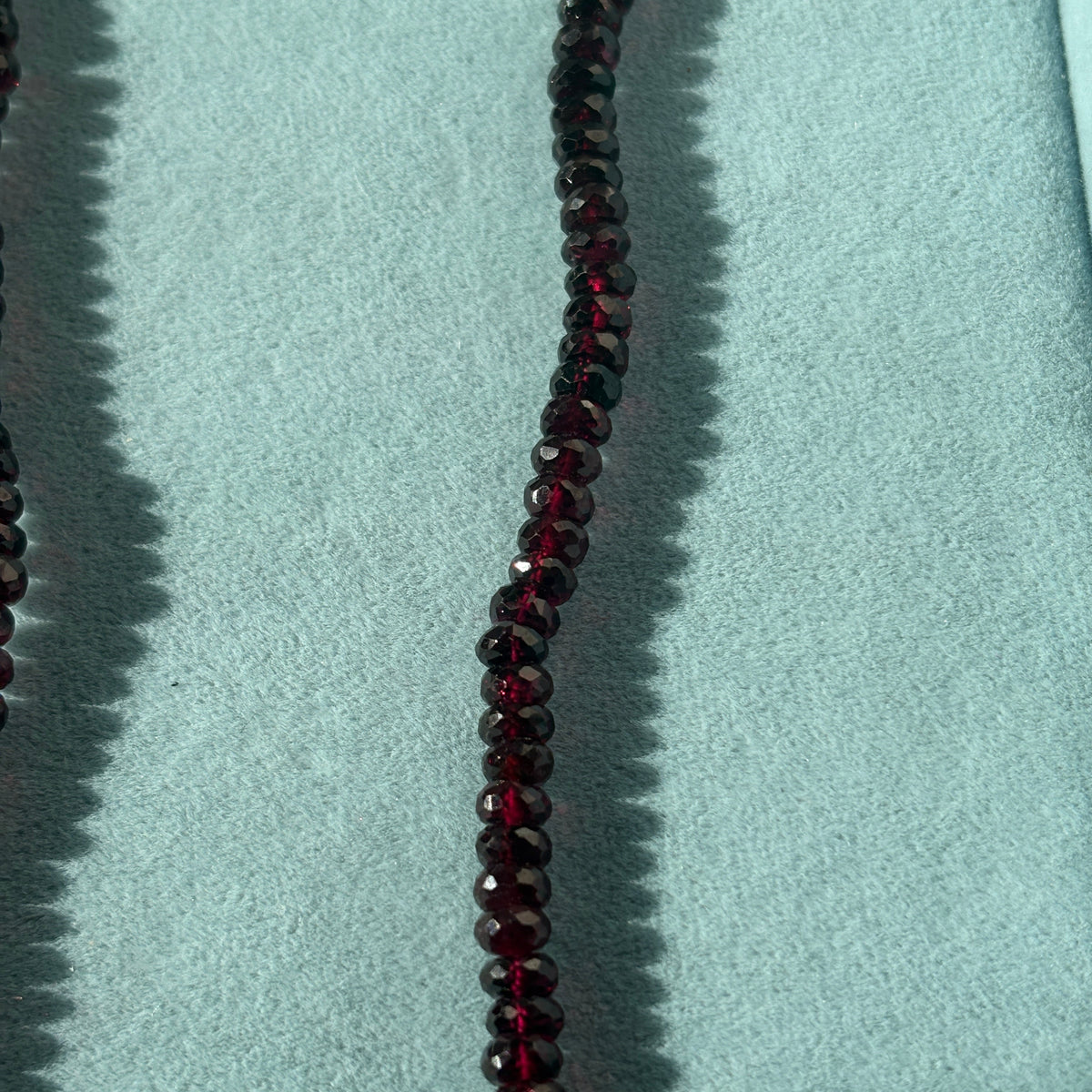 Deep Garnet Gemstone Necklace