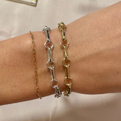 Chloe Gold Filled Link Bracelet