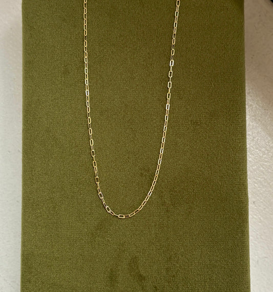 Amelia Paperclip Chain Necklace