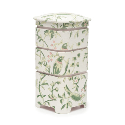 Green Chinoiserie Jewelry Tower