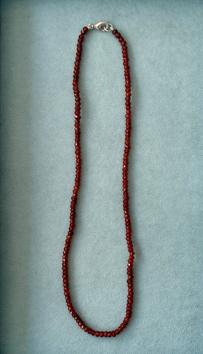 Garnet Gemstone Necklace