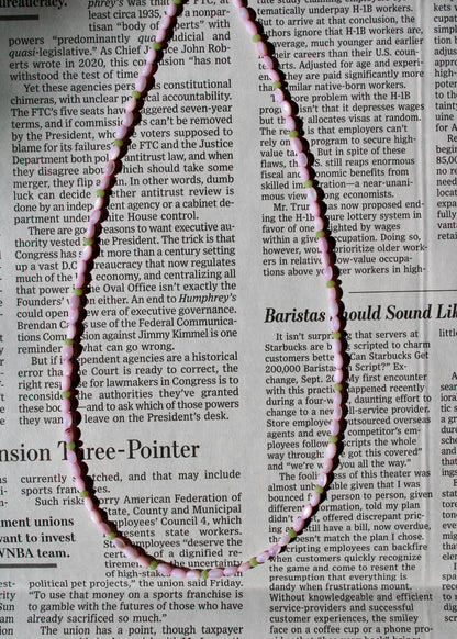 Pink Mother of Pearl Necklace