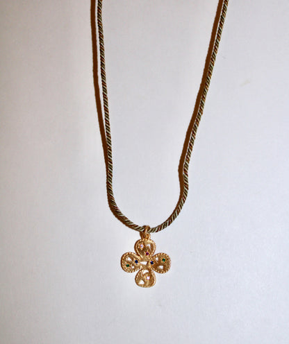 Ganesh Clover Necklace