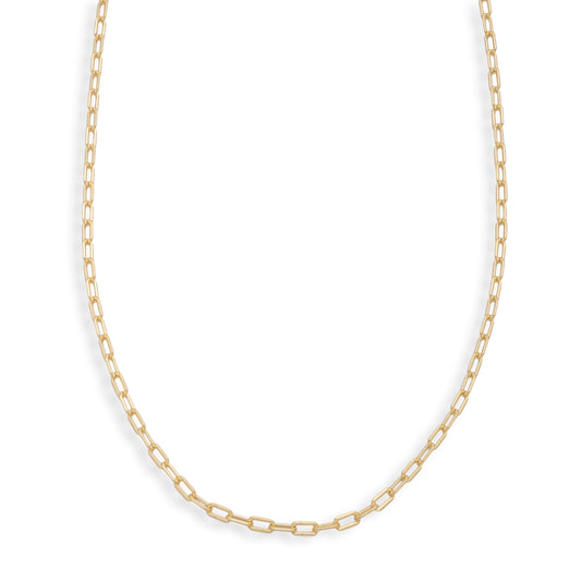 Amelia Paperclip Chain Necklace