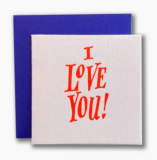 I Love You Tiny Card